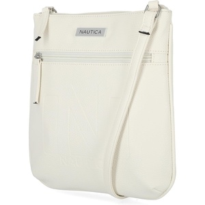 image:imageNautica Womens Lakeside Signature North South Crossbody BagWhite