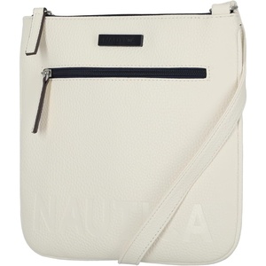 image:imageNautica Womens Lakeside Signature North South Crossbody BagWhite II