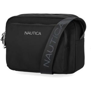 image:imageNautica Womens Out and About Adjustable Crossbody Bag PurseBlack Nylon