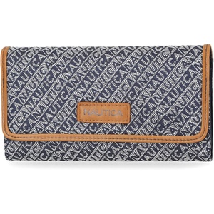 image:imageNautica womens The Perfect Carry All Money Manager Wallet Organizer with RFID Blocking WalletIndigo Jacquard