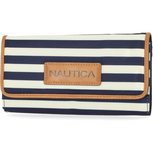 image:imageNautica womens The Perfect Carry All Money Manager Wallet Organizer with RFID Blocking WalletIndigoBoneSand
