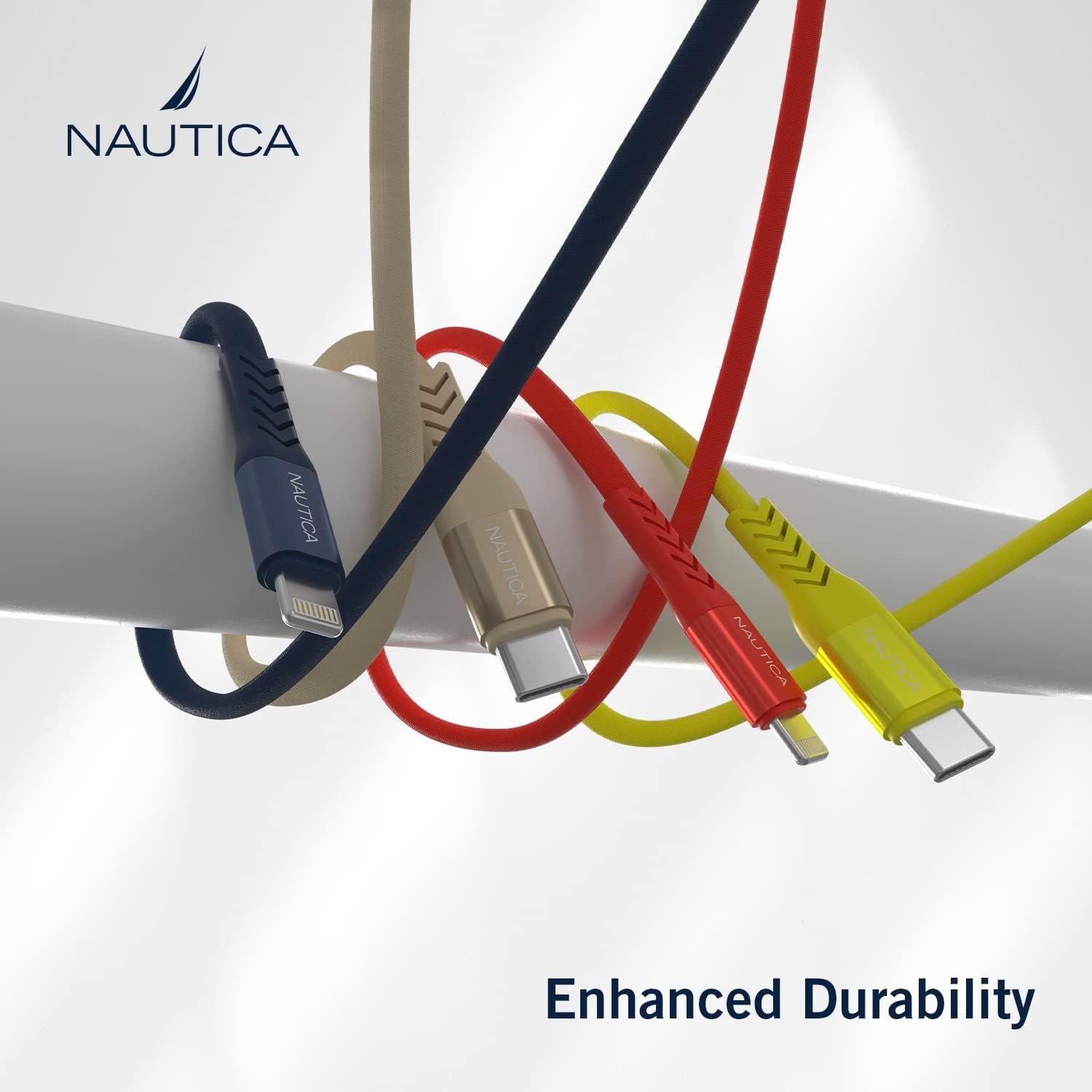 image:imageNautica USB C to Lighting Cable 4FT iPhone Charger Cable Type C to Lighting Cable MFi Certified Lighting to Type C Fast Charging Cord for iPhone 1312 11 X XS XR iPad AirPods and Many More