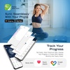 image:imageNautica Body Tracker Digital Bathroom Scale BluetoothEnabled Smart Scale with BMI Body Fat Muscle Mass Tracking amp More Syncs with Smartphone App for Body Composition Tracking 396 LbsNavy Yellow