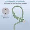 image:imageNautica C65 Charging Cable USB A to Lightning Cable for UltraFast Charging Durable Braided Design 12W 480 MbpsGreen