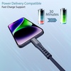 image:imageNautica C65 Charging Cable USB A to Lightning Cable for UltraFast Charging Durable Braided Design 12W 480 MbpsNavy