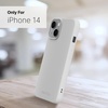 image:imageNautica Matte Phone Case for iPhone 14 Case with UltraLight Slim Design SoftTouch Finish AntiScratch Shockproof Protective FullBody Phone CoverOff White