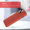 image:imageNautica Matte Phone Case for iPhone 14 Plus Case with UltraLight Slim Design SoftTouch Finish AntiScratch Shockproof Protective FullBody Phone CoverRed