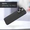 image:imageNautica Matte Phone Case for iPhone 14 Pro Case with UltraLight Slim Design SoftTouch Finish AntiScratch Shockproof Protective FullBody Phone CoverBlack