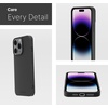 image:imageNautica Matte Phone Case for iPhone 14 Pro Case with UltraLight Slim Design SoftTouch Finish AntiScratch Shockproof Protective FullBody Phone CoverBlack