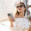 image:imageNautica Matte Phone Case for iPhone 14 Pro Case with UltraLight Slim Design SoftTouch Finish AntiScratch Shockproof Protective FullBody Phone CoverOff White