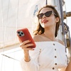 image:imageNautica Matte Phone Case for iPhone 14 Pro Case with UltraLight Slim Design SoftTouch Finish AntiScratch Shockproof Protective FullBody Phone CoverRed