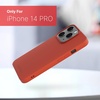 image:imageNautica Matte Phone Case for iPhone 14 Pro Case with UltraLight Slim Design SoftTouch Finish AntiScratch Shockproof Protective FullBody Phone CoverRed