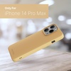 image:imageNautica Matte Phone Case for iPhone 14 Pro Max Case with UltraLight Slim Design SoftTouch Finish AntiScratch Shockproof Protective FullBody Phone CoverCantaloupe