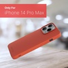 image:imageNautica Matte Phone Case for iPhone 14 Pro Max Case with UltraLight Slim Design SoftTouch Finish AntiScratch Shockproof Protective FullBody Phone CoverRed