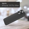image:imageNautica Matte Phone Case for iPhone 14 Pro Max Case with UltraLight Slim Design SoftTouch Finish AntiScratch Shockproof Protective FullBody Phone CoverBlack