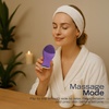 image:imageNautica PC120 Facial Cleansing Brush Made with UltraHygienic Soft Silicone Waterproof Rechargeable Vibrating Face Exfoliator Scrub Brush with Sonic Technology for Men amp Women  Hy PurpleHy Purple