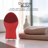 image:imageNautica PC120 Facial Cleansing Brush Made with UltraHygienic Soft Silicone Waterproof Rechargeable Vibrating Face Exfoliator Scrub Brush with Sonic Technology for Men amp Women  Hy PurpleDancing Red