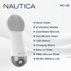 image:imageNautica PC130 Sonic Facial Cleansing Brush Made with Ultra Hygienic Soft Silicone Waterproof and Rechargeable Face Scrub Brush for Men amp Women  MilkMilk