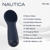 image:imageNautica PC130 Sonic Facial Cleansing Brush Made with Ultra Hygienic Soft Silicone Waterproof and Rechargeable Face Scrub Brush for Men amp Women  MilkNavy