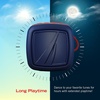 image:imageNautica Portable Bluetooth Speaker Wireless IPX5 Splashproof Integrated Phone Holder 15 Hours Playtime Dynamic Led Lights TWS Pairing Pure Bass for Home Outdoor Navy  RedNavy  Red