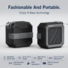 image:imageNautica S100 True Wireless Outdoor Speaker Portable IPX5 Waterproof Bluetooth Speaker with 2Hour Quick Charge amp 30Day Standby Perfect for Camping Beach Backyard amp TravelBlack  Gray