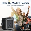 image:imageNautica S100 True Wireless Outdoor Speaker Portable IPX5 Waterproof Bluetooth Speaker with 2Hour Quick Charge amp 30Day Standby Perfect for Camping Beach Backyard amp TravelBlack  Gray