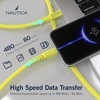 image:imageNautica TypeC to TypeC Cable USBC to USBC Fast Charging Cable with 65W Power Delivery amp 480Mbps Data Transfer Compatible for Google Pixel Samsung and Apple Devices and MoreYellow