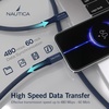 image:imageNautica TypeC to TypeC Cable USBC to USBC Fast Charging Cable with 65W Power Delivery amp 480Mbps Data Transfer Compatible for Google Pixel Samsung and Apple Devices and MoreNavy