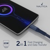 image:imageNautica TypeC to TypeC Cable USBC to USBC Fast Charging Cable with 65W Power Delivery amp 480Mbps Data Transfer Compatible for Google Pixel Samsung and Apple Devices and MoreNavy