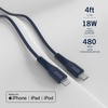 image:imageNautica USB C to Lightning Cable Type C to Lightning Cable USB C Charger MFi Verified Fast Charger Charging Cord Compatible with iPhone 1312 Pro Max11XXSXR iPad AirPod 4 Ft NavyNavy