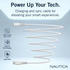 image:imageNautica USB C to Lightning Cable Type C to Lightning Cable USB C Charger MFi Verified Fast Charger Charging Cord Compatible with iPhone 1312 Pro Max11XXSXR iPad AirPod 4 Ft NavyWhite