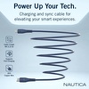 image:imageNautica USB C to Lightning Cable Type C to Lightning Cable USB C Charger MFi Verified Fast Charger Charging Cord Compatible with iPhone 1312 Pro Max11XXSXR iPad AirPod 4 Ft NavyNavy