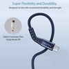 image:imageNautica USBC to USBC Cable 15W HighSpeed Charging Durable Braided Cable Premium Quality Universal Compatibility Navy