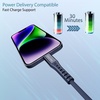 image:imageNautica USBC to USBC Cable 15W HighSpeed Charging Durable Braided Cable Premium Quality Universal Compatibility Navy