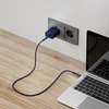 image:imageNautica USBC to USBC Cable 15W HighSpeed Charging Durable Braided Cable Premium Quality Universal Compatibility Navy