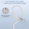 image:imageNautica USBC to USBC Cable 15W HighSpeed Charging Durable Braided Cable Premium Quality Universal Compatibility White