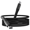 image:imageNautica USBC to USBC Cable 15W HighSpeed Charging Durable Braided Cable Premium Quality Universal Compatibility Black