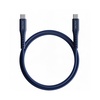 image:imageNautica USBC to USBC Cable 15W HighSpeed Charging Durable Braided Cable Premium Quality Universal Compatibility Navy