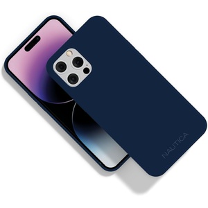 image:imageNautica Matte Phone Case for iPhone 14 Pro Case with UltraLight Slim Design SoftTouch Finish AntiScratch Shockproof Protective FullBody Phone CoverNavy
