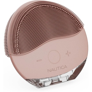 image:imageNautica PC110 DualSided Sonic Silicone Face Scrubber with USB Charging amp LED Indicator  Waterproof Rechargeable Face Exfoliator Brush with Sonic Technology for Deep CleansingPowder