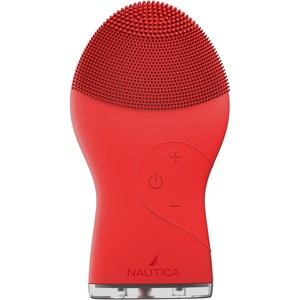 image:imageNautica PC120 Facial Cleansing Brush Made with UltraHygienic Soft Silicone Waterproof Rechargeable Vibrating Face Exfoliator Scrub Brush with Sonic Technology for Men amp Women  Hy PurpleDancing Red