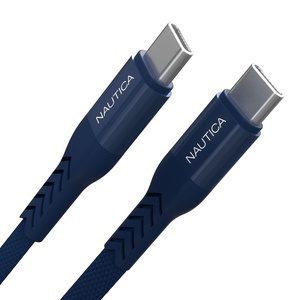 image:imageNautica TypeC to TypeC Cable USBC to USBC Fast Charging Cable with 65W Power Delivery amp 480Mbps Data Transfer Compatible for Google Pixel Samsung and Apple Devices and MoreNavy