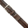 image:imageNautica Mens Casual Leather Belt  Everyday  Classic  Pants  Jeans  Khakis  Chinos  Metal BuckleBraided Leather  Brown