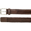 image:imageNautica Mens Casual Leather Belt  Everyday  Classic  Pants  Jeans  Khakis  Chinos  Metal BuckleBraided Leather  Brown