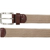 image:imageNautica Mens Casual Leather Belt  Everyday  Classic  Pants  Jeans  Khakis  Chinos  Metal BuckleBraided Webbing  Khaki