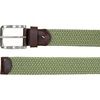 image:imageNautica Mens Casual Leather Belt  Everyday  Classic  Pants  Jeans  Khakis  Chinos  Metal BuckleBraided Webbing  Moss
