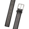 image:imageNautica Mens Casual Leather Belt  Everyday  Classic  Pants  Jeans  Khakis  Chinos  Metal BuckleCasual Overlay  Grey