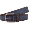 image:imageNautica Mens Casual Leather Belt  Everyday  Classic  Pants  Jeans  Khakis  Chinos  Metal BuckleCasual Overlay  Navy