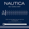 image:imageNautica Mens Casual Leather Belt  Everyday  Classic  Pants  Jeans  Khakis  Chinos  Metal BuckleCasual Overlay  Navy