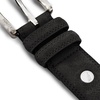 image:imageNautica Mens Casual Leather Belt  Everyday  Classic  Pants  Jeans  Khakis  Chinos  Metal BuckleCasual Padded  Black